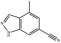 6-CYANO-4-METHYL (1H)INDAZOLE Struktur