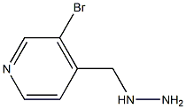 (3-BROMO-PYRIDIN-4-YLMETHYL)-HYDRAZINE Struktur