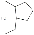 1-ETHYL-2-METHYLCYCLOPENTANOL Struktur