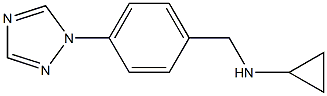 (1S)CYCLOPROPYL(4-(1,2,4-TRIAZOLYL)PHENYL)METHYLAMINE Struktur