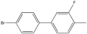 4-BROMO-3'-FLUORO-4'-METHYLBIPHENYL Struktur