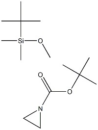 R-N-BOC-AZIRIDINE METHANOL-O-TBDMS ETHER Struktur