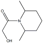 2-(2,6-DIMETHYLPIPERIDIN-1-YL)-2-OXOETHANOL Struktur