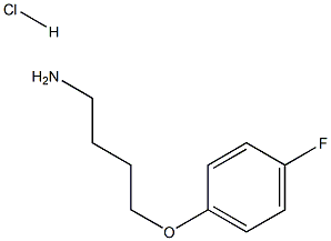 4-(4-FLUOROPHENOXY)BUTAN-1-AMINE HYDROCHLORIDE Struktur