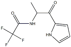 L-2,2,2-TRIFLUORO-N-[1-METHYL-2-OXO-2-(1H-PYRROL-2-YL)ETHYL]ACETAMIDE Struktur