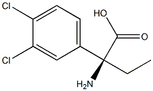 (2S)-2-AMINO-2-(3,4-DICHLOROPHENYL)BUTANOIC ACID Struktur