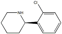 (R)-2-(2-CHLOROPHENYL)PIPERIDINE Struktur