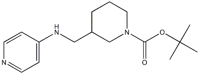 1-BOC-3-(PYRIDIN-4-YLAMINOMETHYL)-PIPERIDINE Struktur