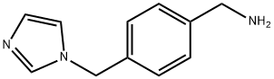 1-[4-(1H-IMIDAZOL-1-YLMETHYL)PHENYL]METHANAMINE Struktur