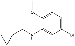 (1R)(5-BROMO-2-METHOXYPHENYL)CYCLOPROPYLMETHYLAMINE Struktur