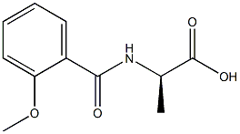 (2R)-2-[(2-METHOXYBENZOYL)AMINO]PROPANOIC ACID Struktur