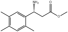 METHYL (3R)-3-AMINO-3-(2,4,5-TRIMETHYLPHENYL)PROPANOATE Struktur