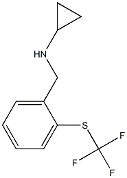 (1R)CYCLOPROPYL[2-(TRIFLUOROMETHYLTHIO)PHENYL]METHYLAMINE Struktur