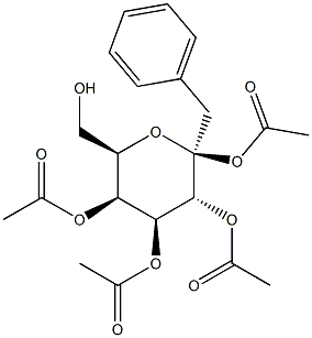 BENZYL TETRA-O-ACETYL-BETA-D-GALACTOPYRANOSIDE Struktur