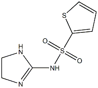 N-4,5-DIHYDRO-1H-IMIDAZOL-2-YLTHIOPHENE-2-SULFONAMIDE Struktur