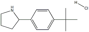 2-(4-TERT-BUTYL-PHENYL)-PYRROLIDINE HYDROCHLORIDE Struktur