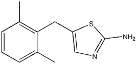 5-(2,6-DIMETHYLBENZYL)-1,3-THIAZOL-2-AMINE Struktur