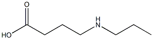 4-(PROPYLAMINO)BUTANOIC ACID Struktur