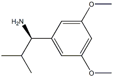 (1R)-1-(3,5-DIMETHOXYPHENYL)-2-METHYLPROPYLAMINE Struktur