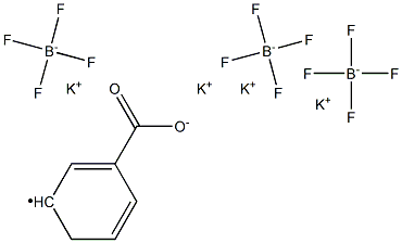 POTASSIUM 3-CARBOXYPHENYLTRIFLUOROBORATE Struktur