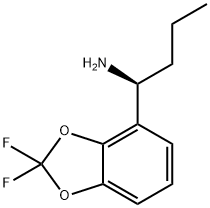 (1S)-1-(2,2-DIFLUOROBENZO[D]1,3-DIOXOLEN-4-YL)BUTYLAMINE Struktur