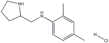 N-(2,4-DIMETHYLPHENYL)-N-(PYRROLIDIN-2-YLMETHYL)AMINE HYDROCHLORIDE Struktur