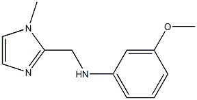 C-(3-METHOXY-PHENYL)-C-(1-METHYL-1H-IMIDAZOL-2-YL)-METHYLAMINE Struktur