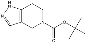 5-BOC-1,4,6,7-TETRAHYDRO-PYRAZOLO[4,3-C]PYRIDINE Struktur