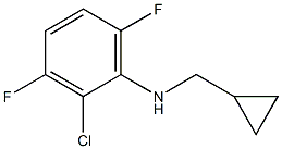 (1R)(2-CHLORO-3,6-DIFLUOROPHENYL)CYCLOPROPYLMETHYLAMINE Struktur