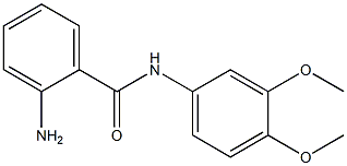 2-AMINO-N-(3,4-DIMETHOXYPHENYL)BENZAMIDE Struktur