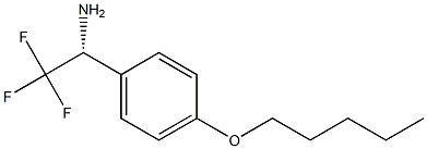 (1R)-2,2,2-TRIFLUORO-1-(4-PENTYLOXYPHENYL)ETHYLAMINE Struktur