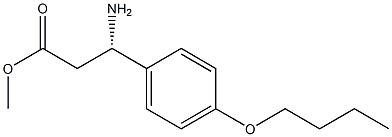 METHYL (3S)-3-AMINO-3-(4-BUTOXYPHENYL)PROPANOATE Struktur