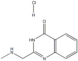 2-[(METHYLAMINO)METHYL]QUINAZOLIN-4(3H)-ONE HYDROCHLORIDE Struktur