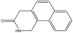 1,4-DIHYDRO-2H-BENZO[H]ISOQUINOLIN-3-ONE Struktur