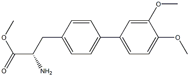 METHYL (2S)-2-AMINO-3-[4-(3,4-DIMETHOXYPHENYL)PHENYL]PROPANOATE Struktur