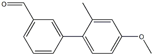 3-(4-METHOXY-2-METHYLPHENYL)BENZALDEHYDE Struktur