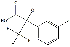 3,3,3-TRIFLUORO-2-HYDROXY-2-(M-TOLYL)PROPIONIC ACID Struktur