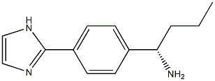 (1S)-1-(4-IMIDAZOLYLPHENYL)BUTYLAMINE Struktur