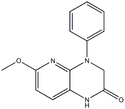 6-METHOXY-4-PHENYL-3,4-DIHYDROPYRIDO[2,3-B]PYRAZIN-2(1H)-ONE Struktur