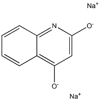 2,4-DIHYDROXYQUINOLINE DISODIUM SALT Struktur