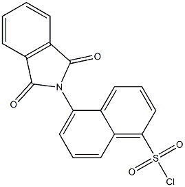 5-(1,3-DIOXO-1,3-DIHYDRO-ISOINDOL-2-YL)-NAPHTHALENE-1-SULFONYL CHLORIDE Struktur