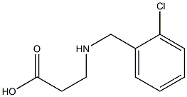 3-[(2-CHLOROBENZYL)AMINO]PROPANOIC ACID Struktur