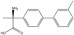 (2S)-2-AMINO-2-[4-(3-METHYLPHENYL)PHENYL]PROPANOIC ACID Struktur