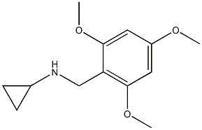 (1R)CYCLOPROPYL(2,4,6-TRIMETHOXYPHENYL)METHYLAMINE Struktur