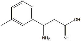 3-AMINO-3-M-TOLYL-PROPIONIMIDIC ACID Struktur