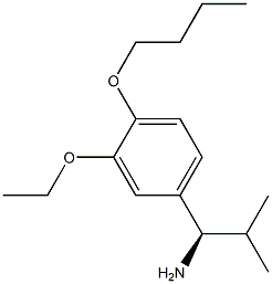 (1R)-1-(4-BUTOXY-3-ETHOXYPHENYL)-2-METHYLPROPYLAMINE Struktur