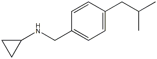 (1S)CYCLOPROPYL[4-(2-METHYLPROPYL)PHENYL]METHYLAMINE Struktur