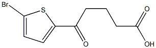 5-(5-BROMO-2-THIENYL)-5-OXOVALERIC ACID Struktur