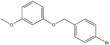 4-BROMOBENZYL-(3-METHOXYPHENYL)ETHER Struktur