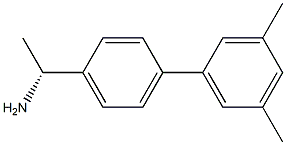 (1R)-1-[4-(3,5-DIMETHYLPHENYL)PHENYL]ETHYLAMINE Struktur